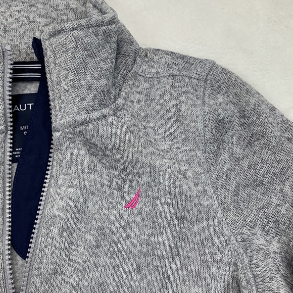 NAUTICA Big Girls Zip-Up Sweater Size M (8/10) - Picture 2 of 8